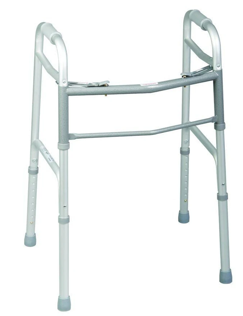 Medline Junior Walker, 2 Button, Folding, 1" Adjustable
