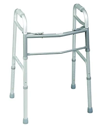 Medline Junior Walker, 2 Button, Folding, 1" Adjustable
