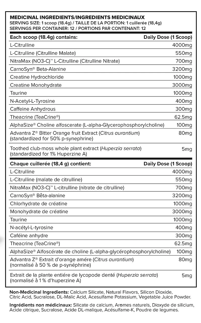 C4 Ultimate Pre-Workout 12serv Strawberry Watermelon