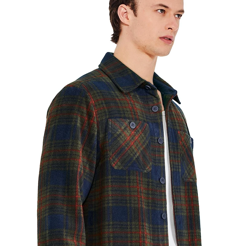 Veste-chemise en molleton George pour hommes