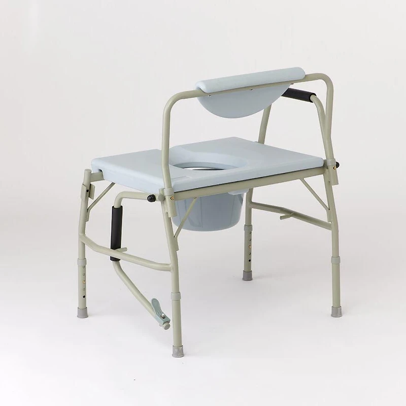 Chaise d'aisance bariatrique en acier Medline