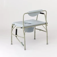 Chaise d'aisance bariatrique en acier Medline