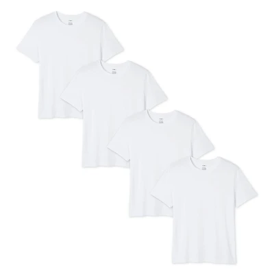 Lot de 4 t-shirts à encolure ras du cou George pour hommes