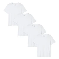 Lot de 4 t-shirts à encolure ras du cou George pour hommes