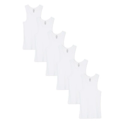 George Men's A-Shirt 6-Pack, Sizes S-XL