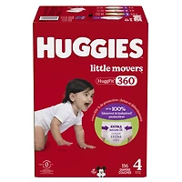 Couches pour bébé Huggies Little Movers HuggFit 360° avec ceinture 360°, tailles 3-7, 136-70 unités HUGFIT 360 MC S3-7| Count 136-70