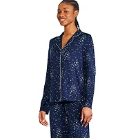 George Women's Notch Collar Pajama 2-Piece Set, Sizes XS-XXL
