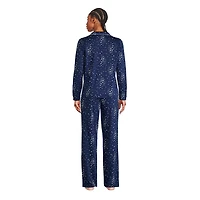 George Women's Notch Collar Pajama 2-Piece Set, Sizes XS-XXL