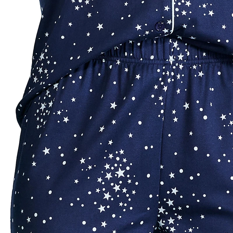 George Women's Notch Collar Pajama 2-Piece Set, Sizes XS-XXL