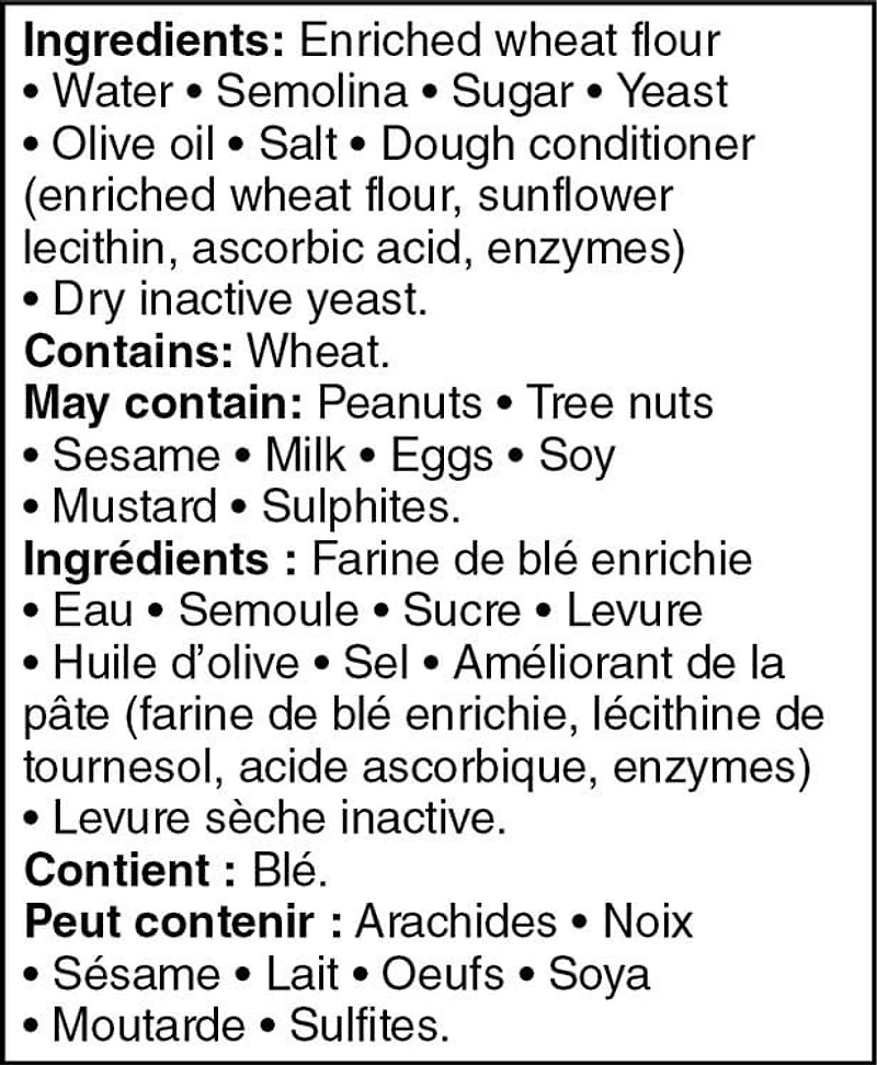Pâte à pizza traditionnelle Mon marché fraîcheur 650g