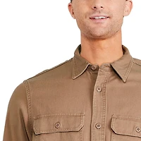 Surchemise en twill George pour hommes Tailles P-2XL