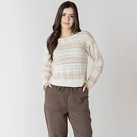 Devoted Loose fit long sleeve knitted sweater, Knit sweater