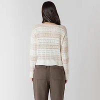 Devoted Loose fit long sleeve knitted sweater, Knit sweater