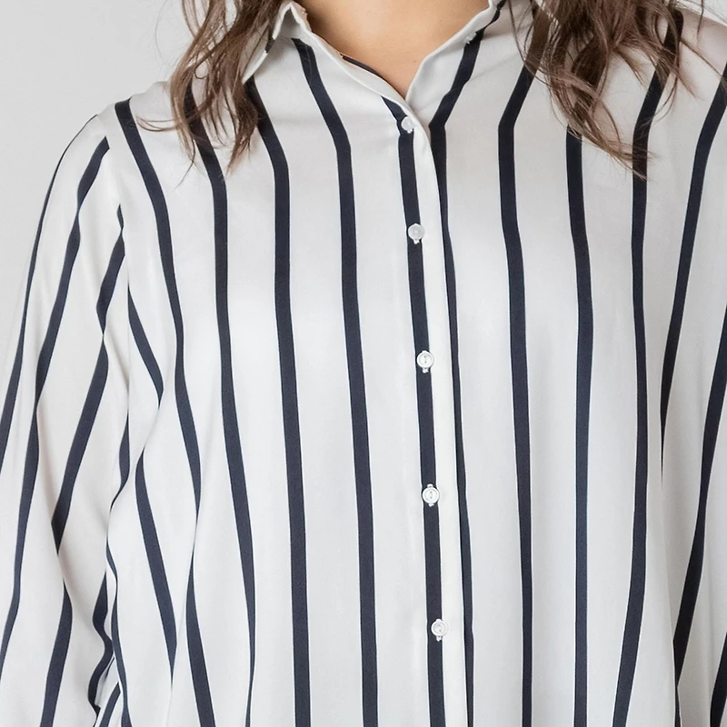 Devoted Women's Plus long sleeve blouse