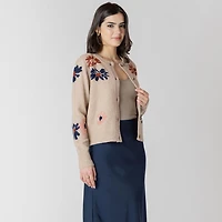 Devoted Long sleeve button up front cardigan