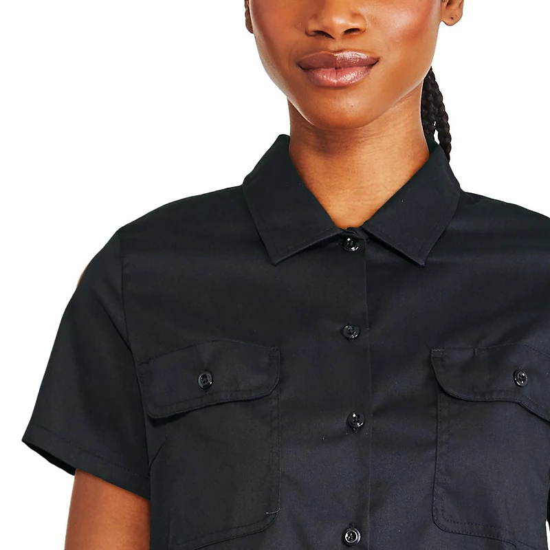 Chemise de travail à manches courtes Dickies pour femmes