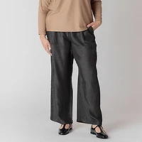 Devoted Taille Plus Femme Pantalon en jean à jambe large