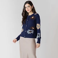 Devoted Long sleeve button up front cardigan