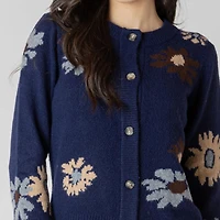 Devoted Long sleeve button up front cardigan