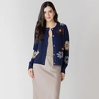 Devoted Long sleeve button up front cardigan