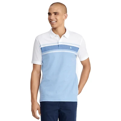 IZOD MENS ADVANTAGE STRIPE POLO