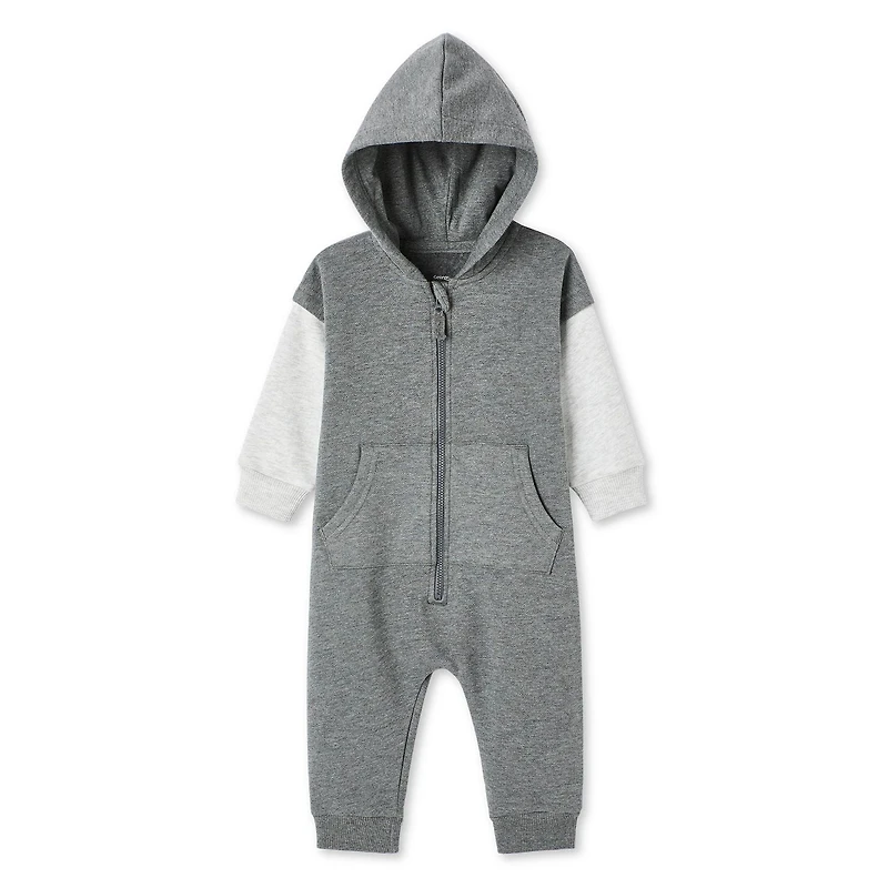 Barboteuse trompe-l’œil en molleton George pour bébés garçons Tailles 0-24 mois
