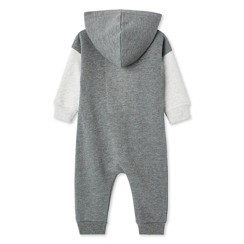 Barboteuse trompe-l’œil en molleton George pour bébés garçons Tailles 0-24 mois