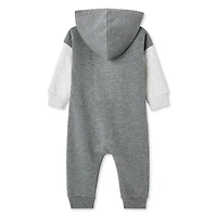 Barboteuse trompe-l’œil en molleton George pour bébés garçons Tailles 0-24 mois