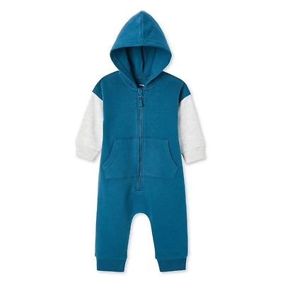 George Baby Boys' Fleece Fooler Romper