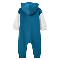 George Baby Boys' Fleece Fooler Romper