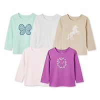 Lot de 5 t-shirts George pour petites filles