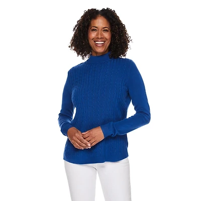 Chandail en maille torsadée Iyla pour femmes Tailles P-TTG