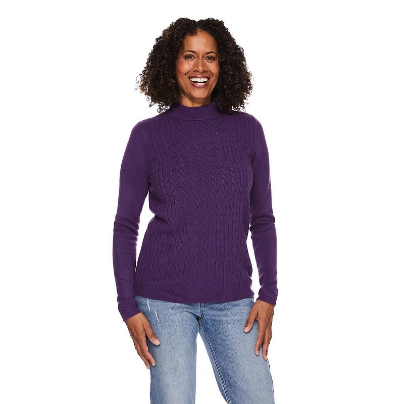 Iyla Women's Cable Knit Sweater, Sizes S-XXL