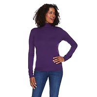 Iyla Women's Turtleneck Sweater, Sizes S-XXL