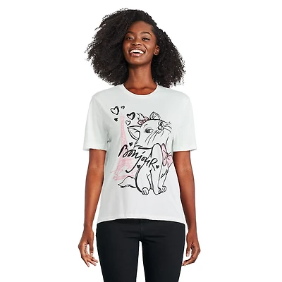 T-shirt Marie Disney pour femmes Tailles TP–TG