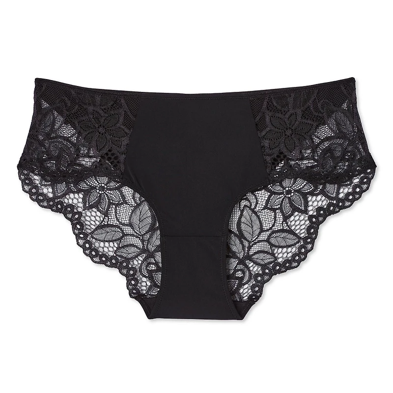Lot de 2 petites culottes à taille basse en dentelle George pour femmes Tailles P-TG