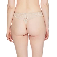 Lot de 2 tangas en dentelle George pour femmes Tailles P-TG