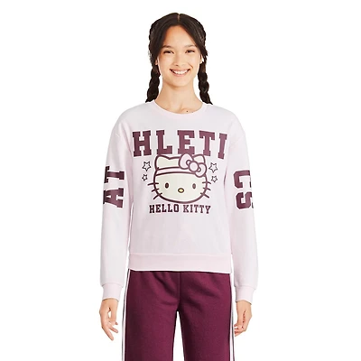 Chandail à encolure ras du cou Hello Kitty pour filles