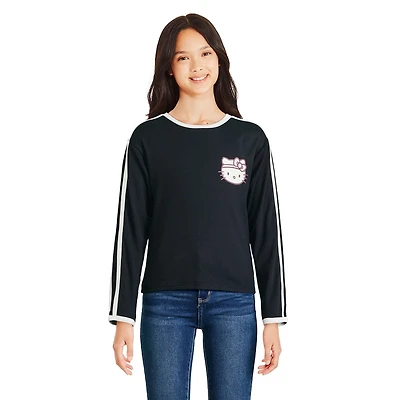 Hello Kitty Girls' Long Sleeve Tee, Sizes XS-XL