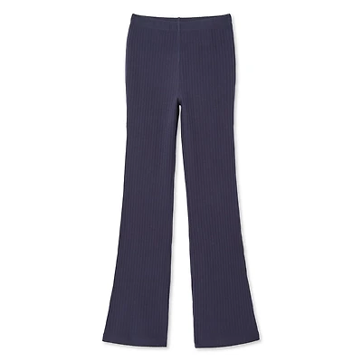 Pantalon évasé en tricot côtelé George pour filles Tailles TP–TG