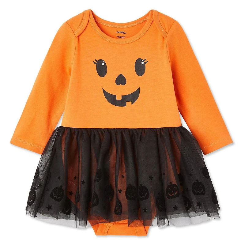 Robe avec tutu d’Halloween George pour bébés filles Tailles 0-24 mois