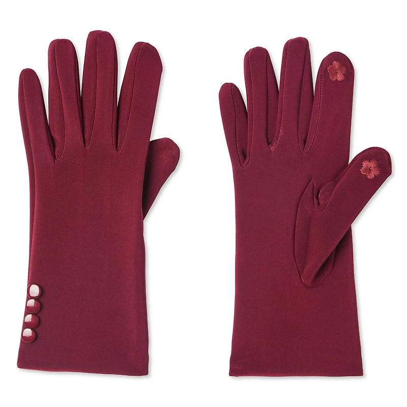 Gants en tricot doux Time and Tru pour femmes Taille unique