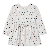 George Toddler Girls' Long Sleeve Dress, Sizes 2T-5T
