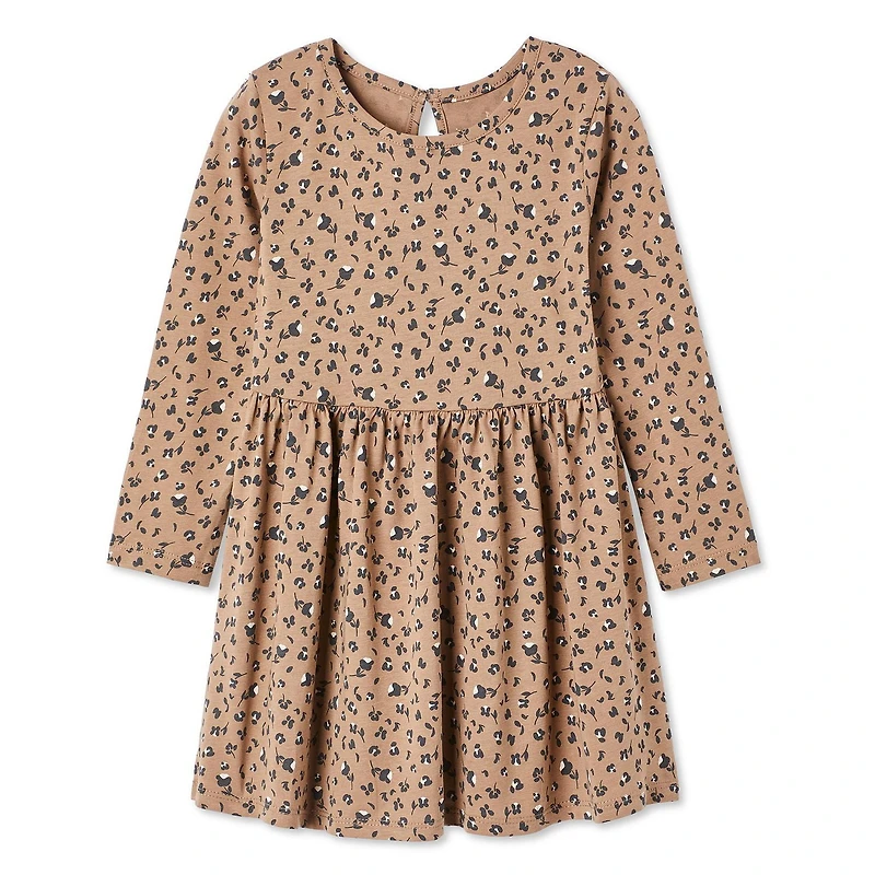 George Toddler Girls' Long Sleeve Dress, Sizes 2T-5T