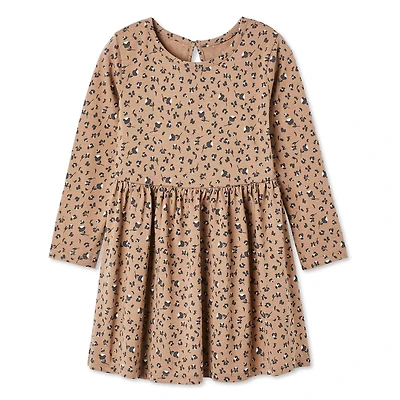 George Toddler Girls' Long Sleeve Dress, Sizes 2T-5T
