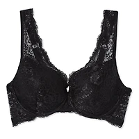George Women's Lace Overlay T-Shirt Bra, Sizes 40-44C, 38-44D
