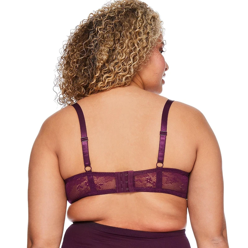 George Women's Plus Molded Lace T-Shirt Bra, Sizes 38C-42DD