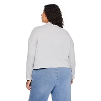 Cardigan en tricot hacci George Plus pour femmes Tailles 1X-4X