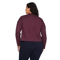 George Women's Plus Hacci Cardigan