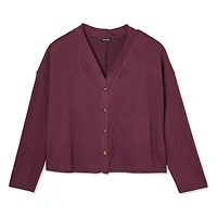 George Women's Plus Hacci Cardigan
